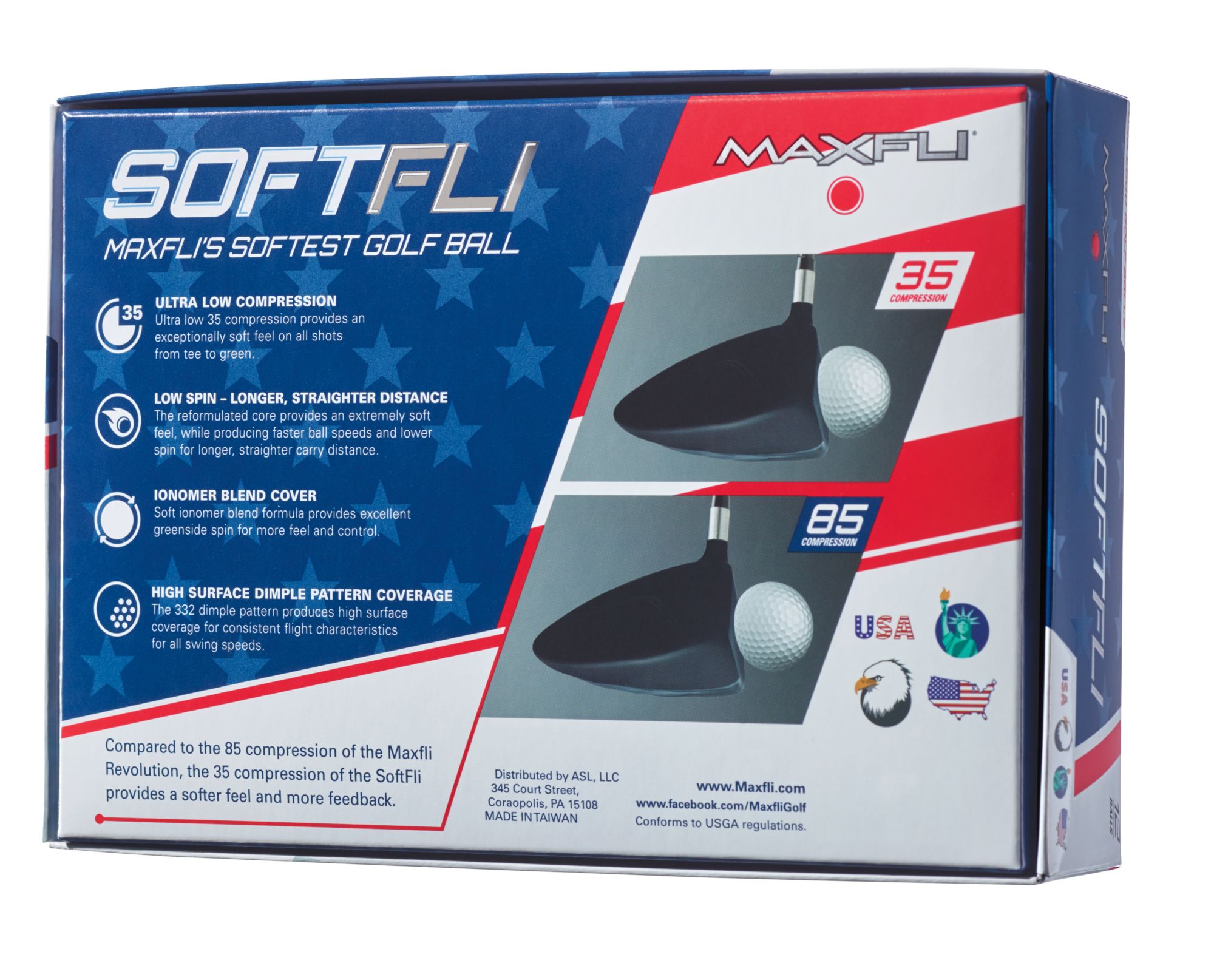 Deals π Discount - Maxfli 2020 USA Softfli Balls - 12 Pack For Unisex π 4 Deals π Discount - Maxfli 2020 USA Softfli Balls - 12 Pack For Unisex π - Image 2