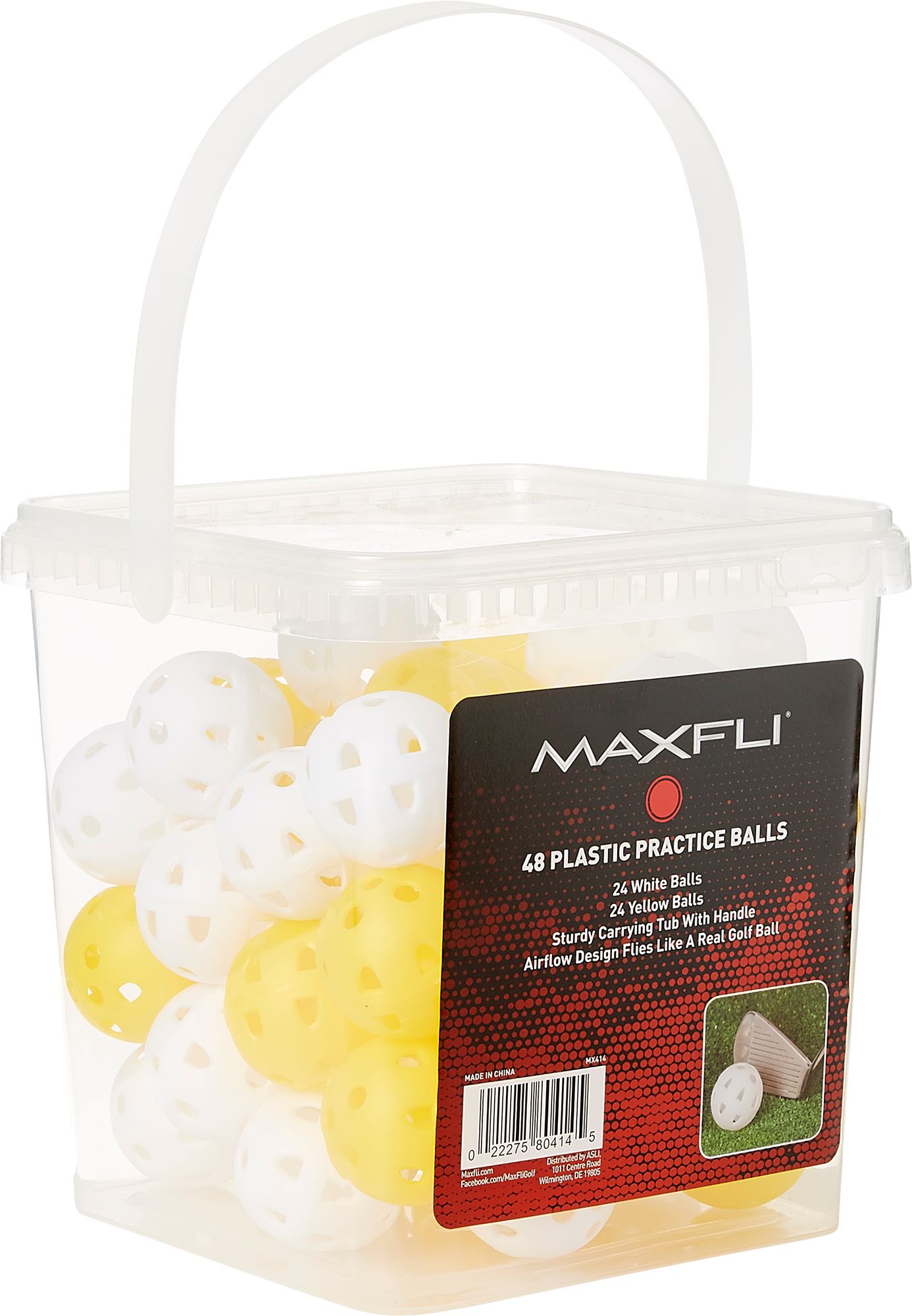 Wholesale π Discount - Maxfli Plastic Practice Balls - 48-Ball Bucket For Unisex π₯° 3 Wholesale π Discount - Maxfli Plastic Practice Balls - 48-Ball Bucket For Unisex π₯°