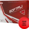 Outlet 🤩 Discount - Maxfli 2021 Softfli Matte Red Personalized Golf Balls For Women 😉