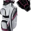 Outlet ❤️ Discount - Maxfli Women's 2019 Honors Plus Cart Golf Bag For Women Heather Gray/purple 🔥