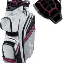 Outlet ❤️ Discount - Maxfli Women's 2019 Honors Plus Cart Golf Bag For Women Heather Gray/purple 🔥