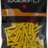 New 🎁 Discount - Maxfli 1 1/4'' Yellow Golf Tees - 50 Pack For Unisex 🥰