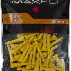 New 🎁 Discount - Maxfli 1 1/4'' Yellow Golf Tees - 50 Pack For Unisex 🥰