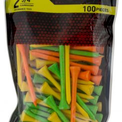 Best Sale ⭐ Discount - Maxfli 2 3/4'' Assorted Golf Tees - 100 Pack For Unisex ❤️
